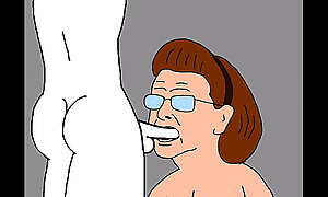 Greek gilf fucks statue