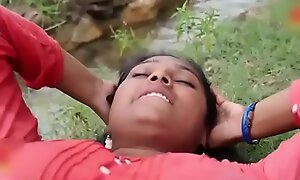 Indian repast Dispirited municipal Aunty intrigue in open-air hot mating flick part-2