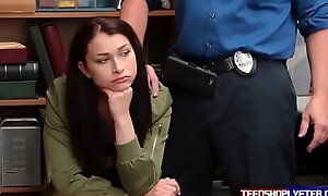 Teen shoplyfter understand what she needs to do and earns will not hear of immunity